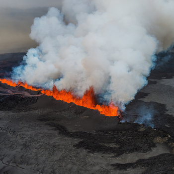 <p>Eruption in Holuhraun, Iceland 2014.</p>

<p>Credit:&nbsp;<a href="https://www.flickr.com/photos/54125007@N08/">Sparkle Motion</a></p>
