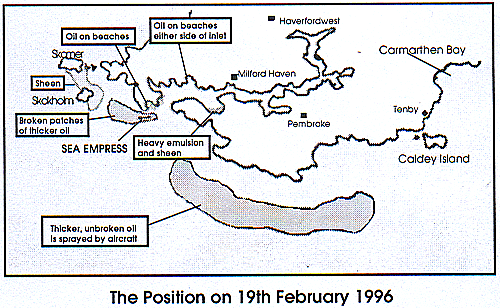 position on 19th feb 1996 