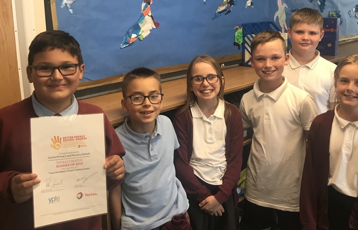  Runner Up Award - 2019 - Corrie Primary and Nursery School